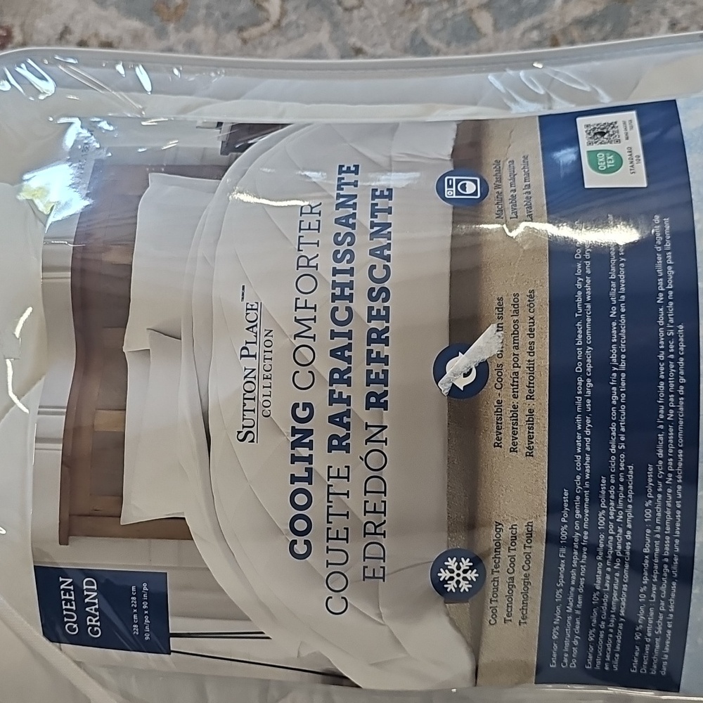 Cooling Comforter - White